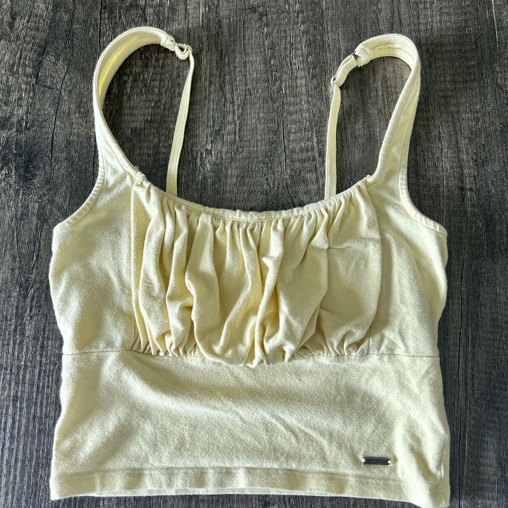 Hollister Cream Tank Top